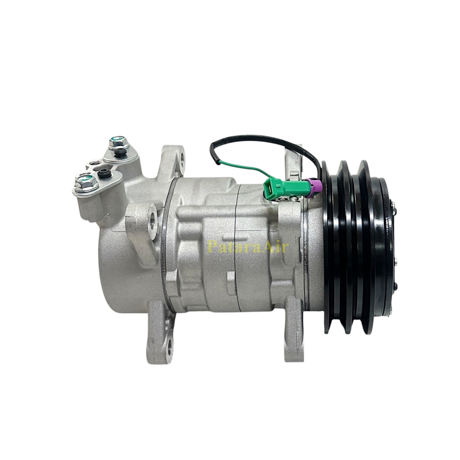 LIUGONG คอมกลม หูSD 24V. ร่องคู่ แปะบน น็อตแยกหลัง จบ 013885 6.85kg (1)