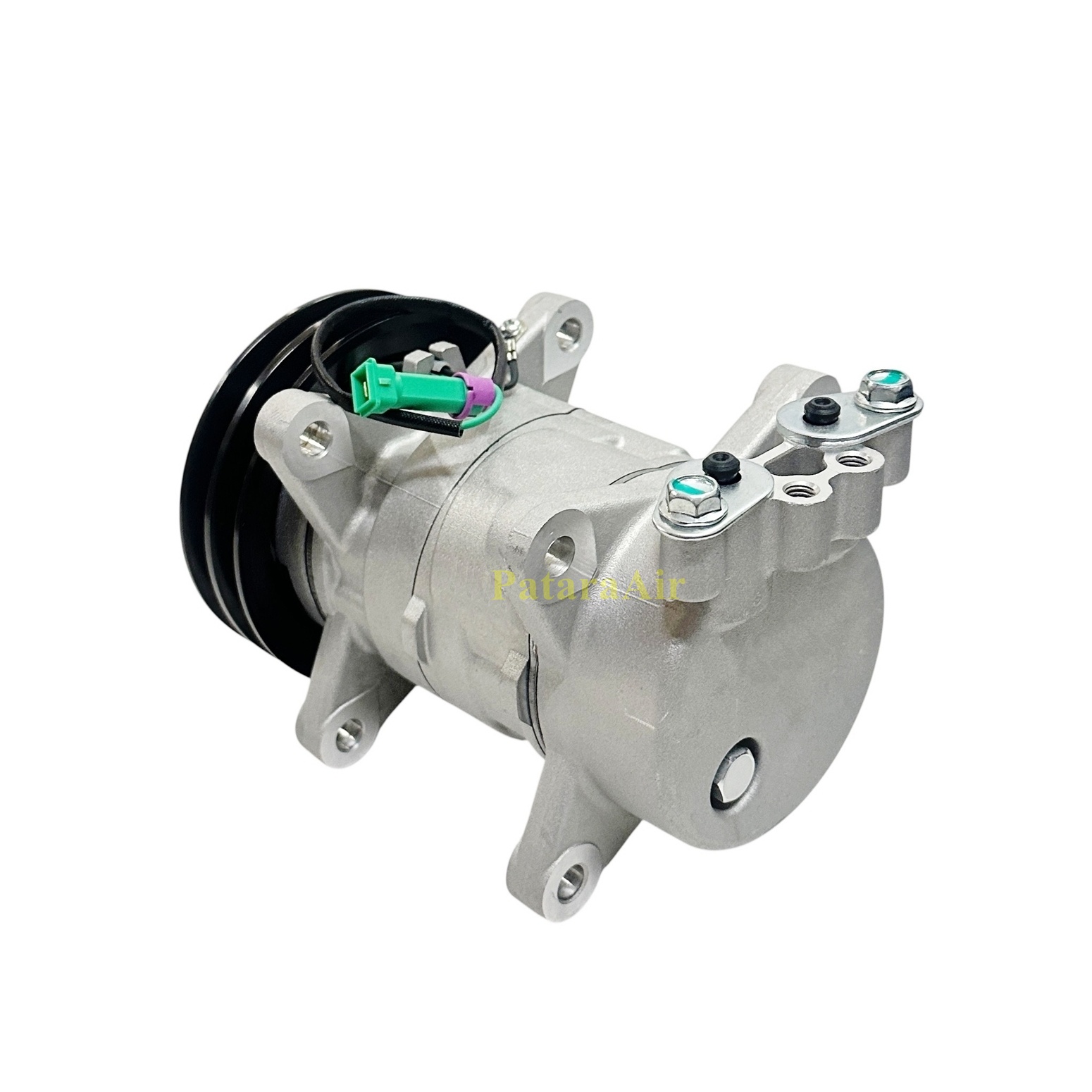 LIUGONG คอมกลม หูSD 24V. ร่องคู่ แปะบน น็อตแยกหลัง จบ 013885 6.85kg (4)